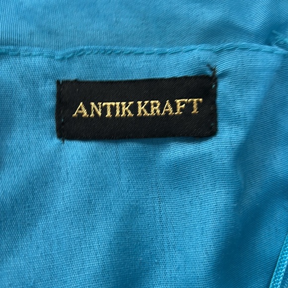 ANTIK KRAFT Blue & White Tote/Bag. - Picture 8 of 12